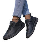 Męskie sneakersy ze sznurowaniem i paskiem przy kostce